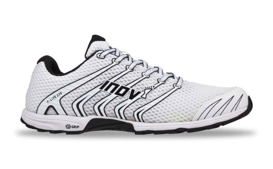 Inov-8 F-lite G 230 Mens Training Shoes White/Black Australia (VEBIKY638)